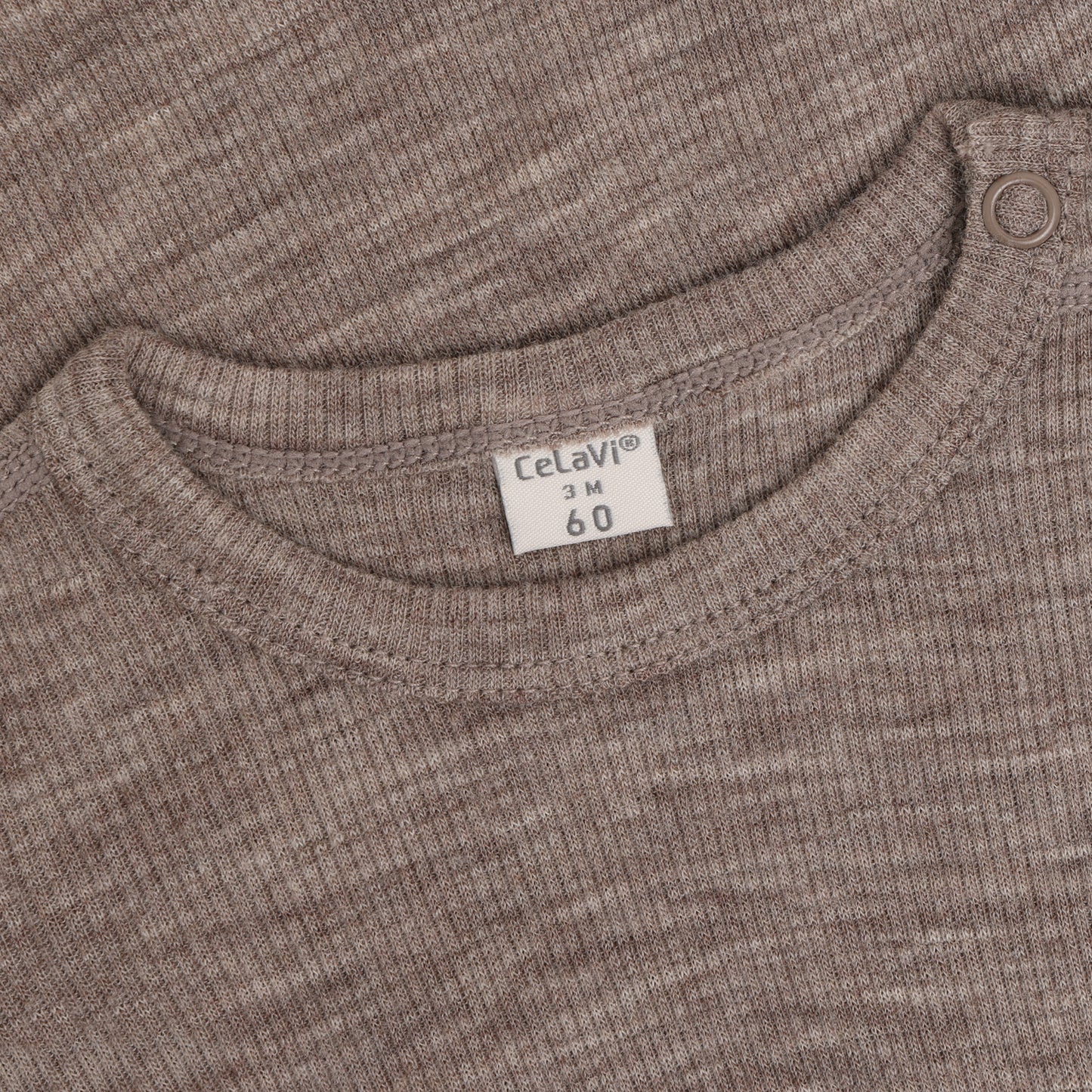 CeLaVi Merino-Langarmbody, Walnut, bei Bärechind