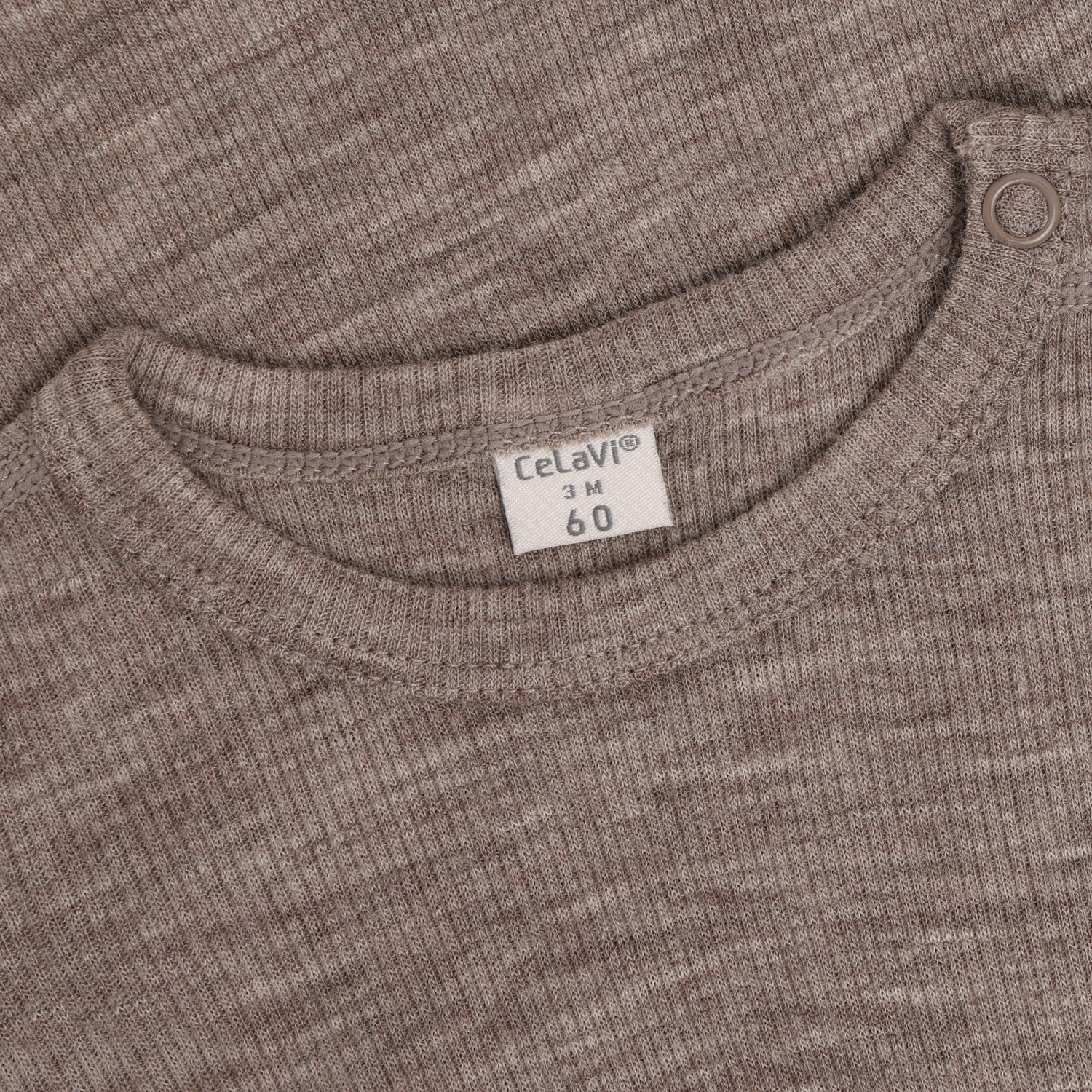 CeLaVi Merino-Langarmbody, Walnut, bei Bärechind