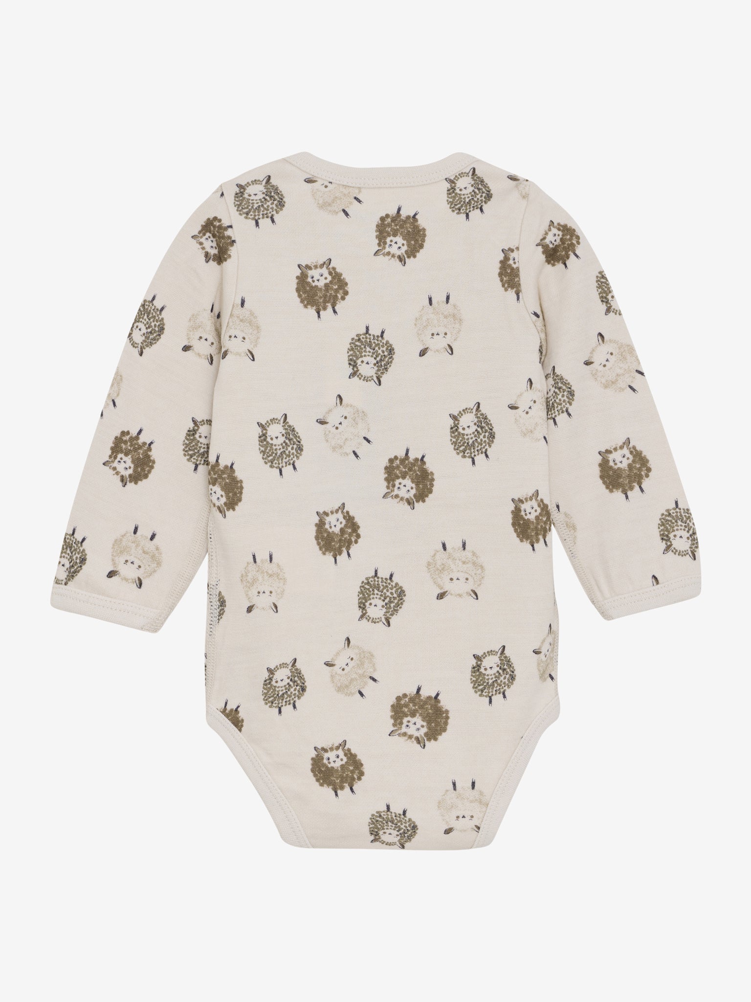 Rückansicht des CeLaVi Bodys mit Schaf-Print – zu kaufen im Bärechind in Winterthur, Zürich, Schweiz.