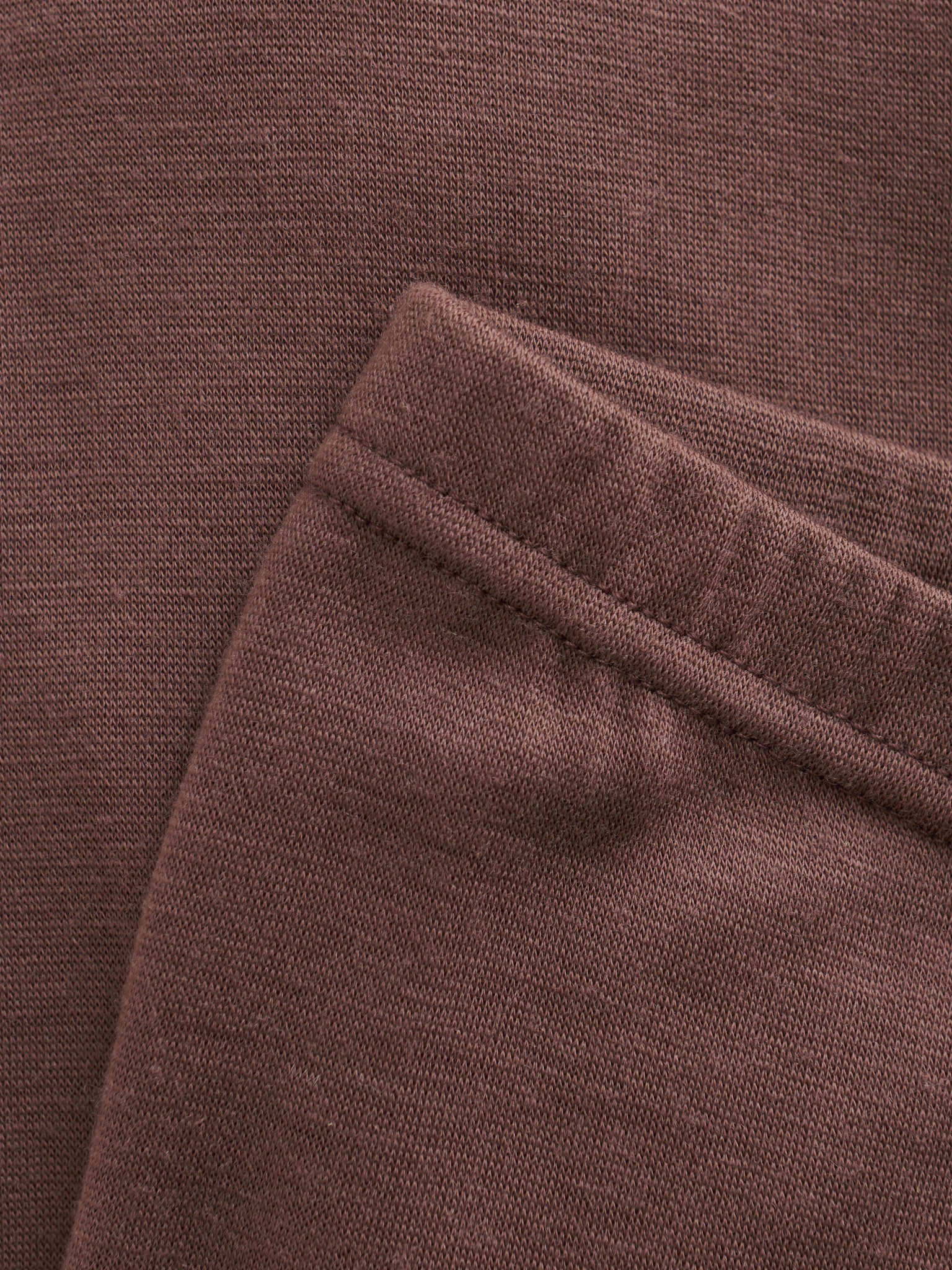 Detailansicht des weichen Merinowoll-Stoffs der CeLaVi Leggings – Bärechind Winterthur, Zürich, Schweiz.