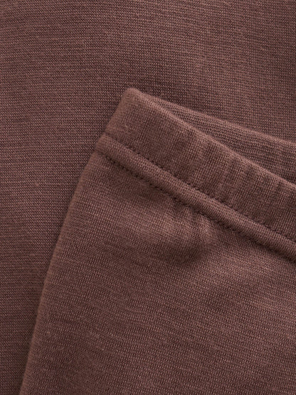 Detailansicht des weichen Merinowoll-Stoffs der CeLaVi Leggings – Bärechind Winterthur, Zürich, Schweiz.