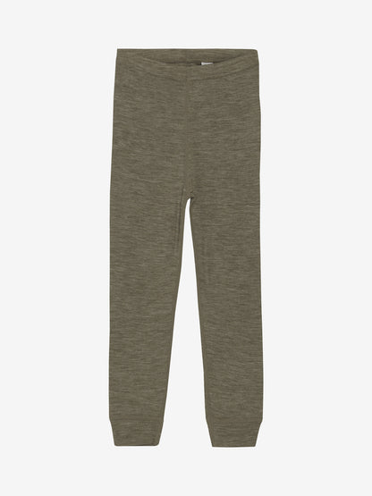 CeLaVi Leggings aus Wolle in Dusky Green – Vorderansicht, erhältlich im Bärechind in Winterthur, Zürich, Schweiz.