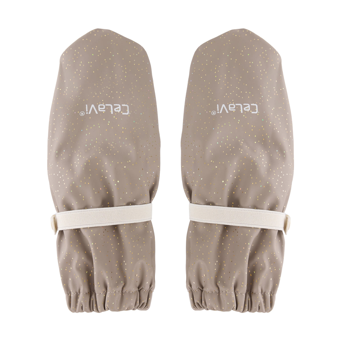 Gefütterte Regenhandschuhe in der Farbe Fungi