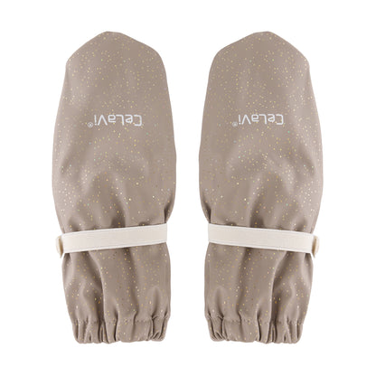 Gefütterte Regenhandschuhe in der Farbe Fungi