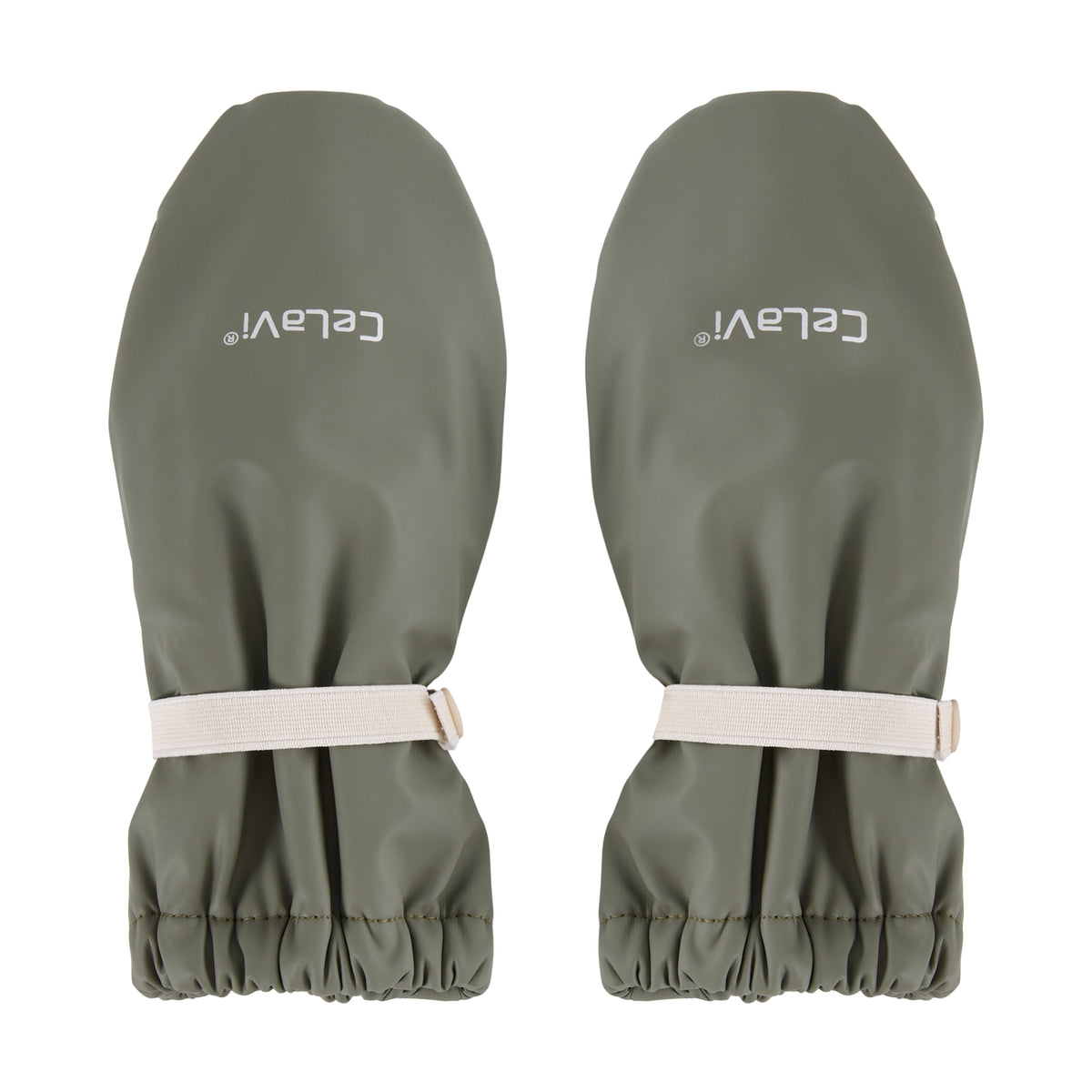 Gefütterte Regenhandschuhe in der Farbe Mulled Basil