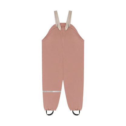Regenhose mit verstellbaren Trägern in der Farbe Burlwood
