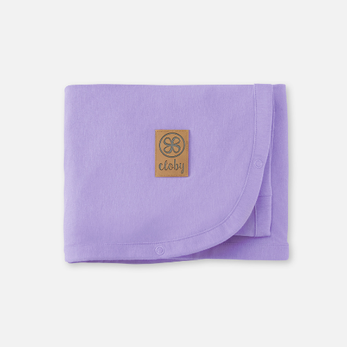 Cloby UV Tuch lavander als Sonnenschutz für Kinderwagen und Trage für Babys und Kinder im nachhaltigen Kinderladen Bärechind Winterthur Schweiz.