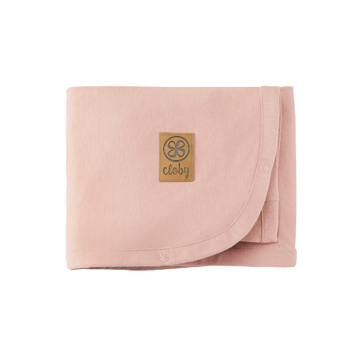 Cloby UV Tuch Misty Rose als Sonnenschutz für Kinderwagen und Trage für Babys im nachhaltigen Kinderladen Bärechind Winterthur Schweiz.