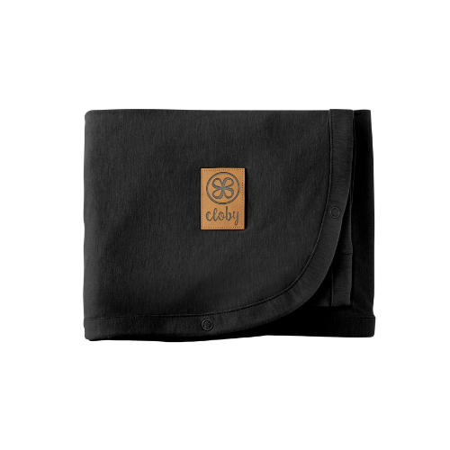 Cloby UV Tuch schwarz als Sonnenschutz für Kinderwagen und Trage für Babys und Kinder im nachhaltigen Kinderladen Bärechind Winterthur Schweiz.