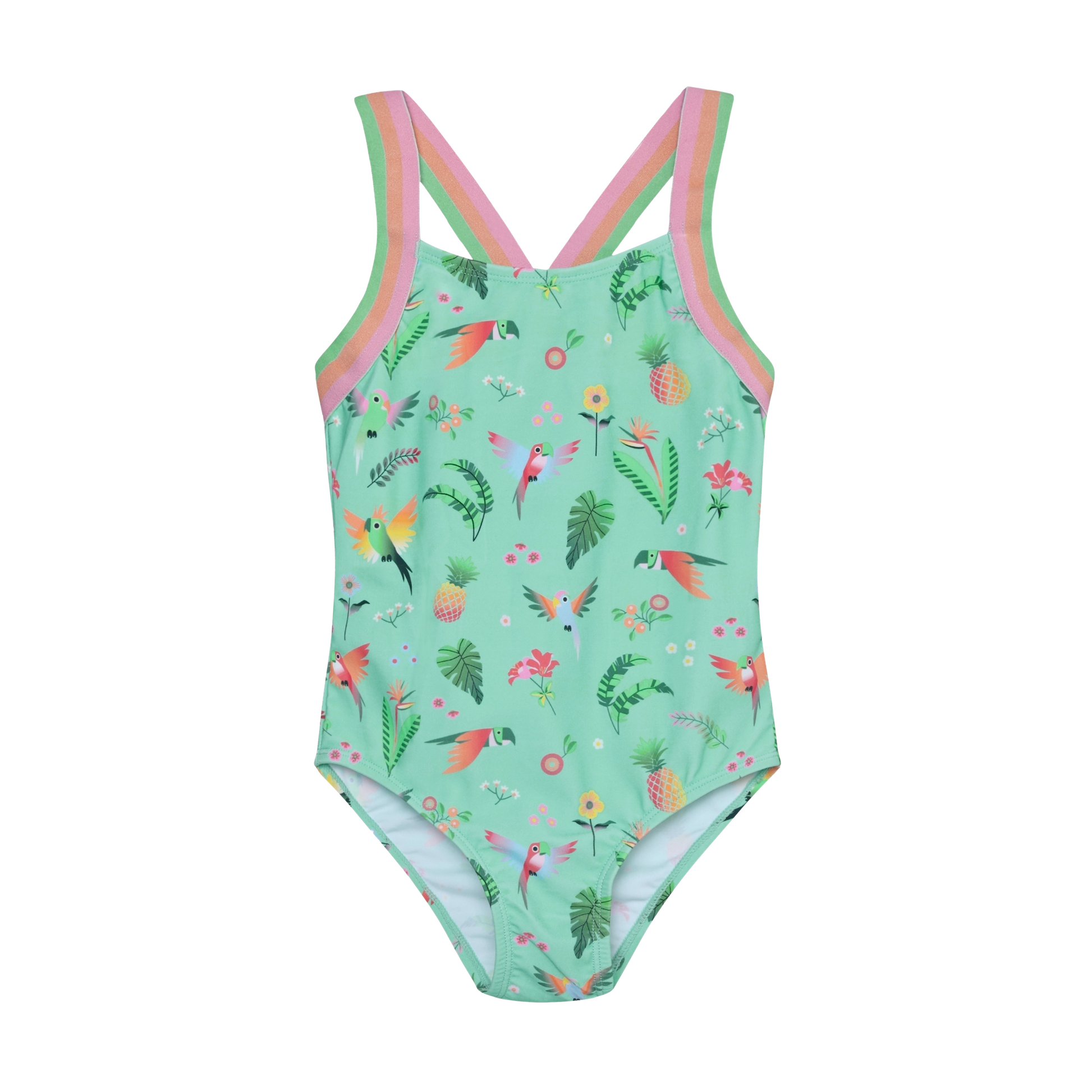 Color Kids Badeanzug mint Jungle Print Kinder Badebekleidung Winterthur Bärechind