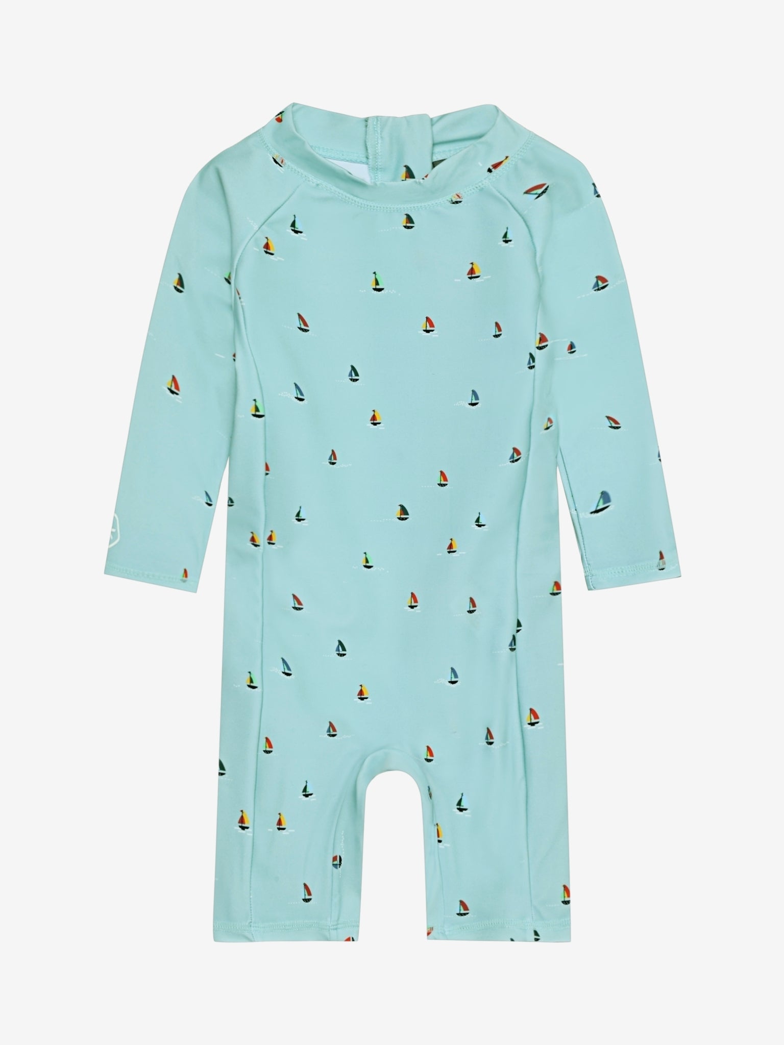 Color Kids UV Anzug mint mit Booten Baby Badeanzug Kinderkleider Winterthur Bärechind