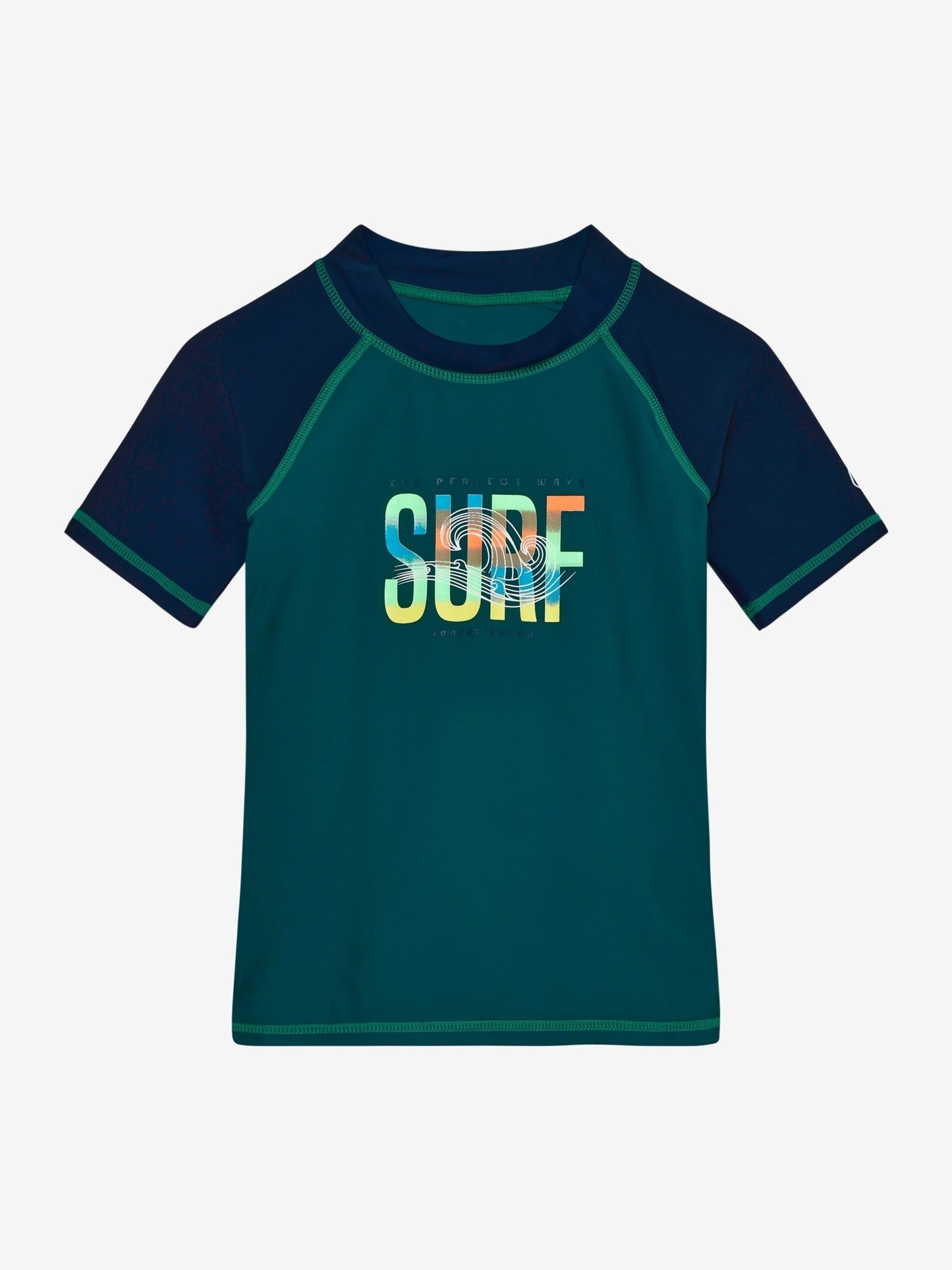 Color Kids UV Shirt Surf grün Kinder Bade Shirt nachhaltige Kinderkleider Winterthur
