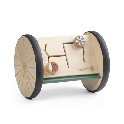 Rollender Aktivitäts-Spiegel aus Holz