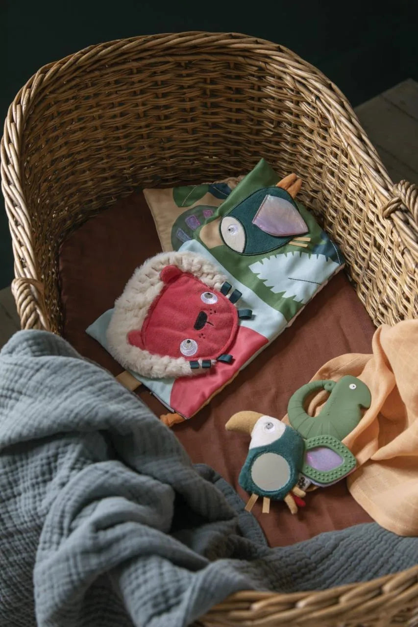 Aktivitäts-Buch, Stoff