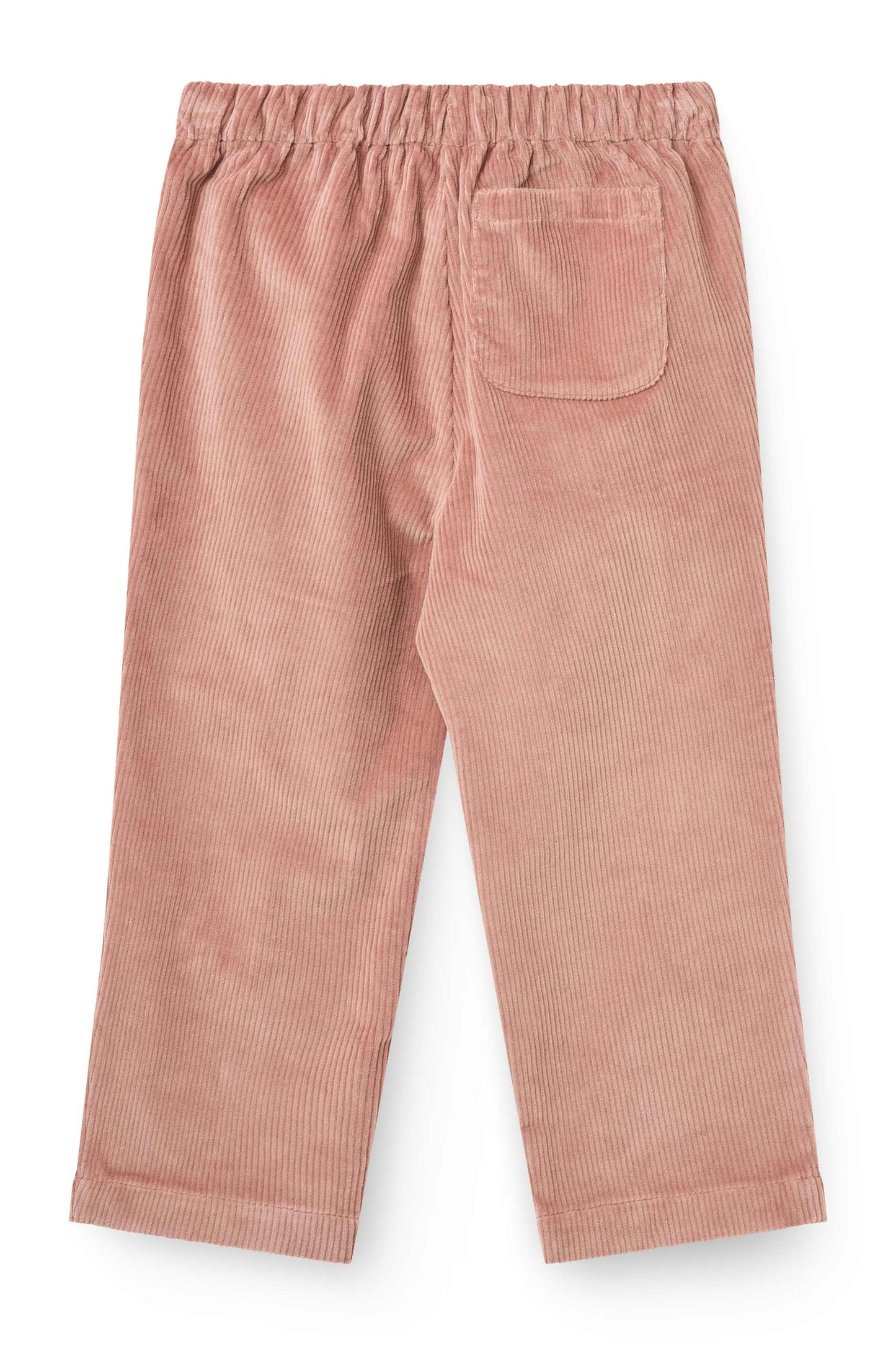 Verstellbarer Bindebund und seitliche Taschen der Cordhose im Detail