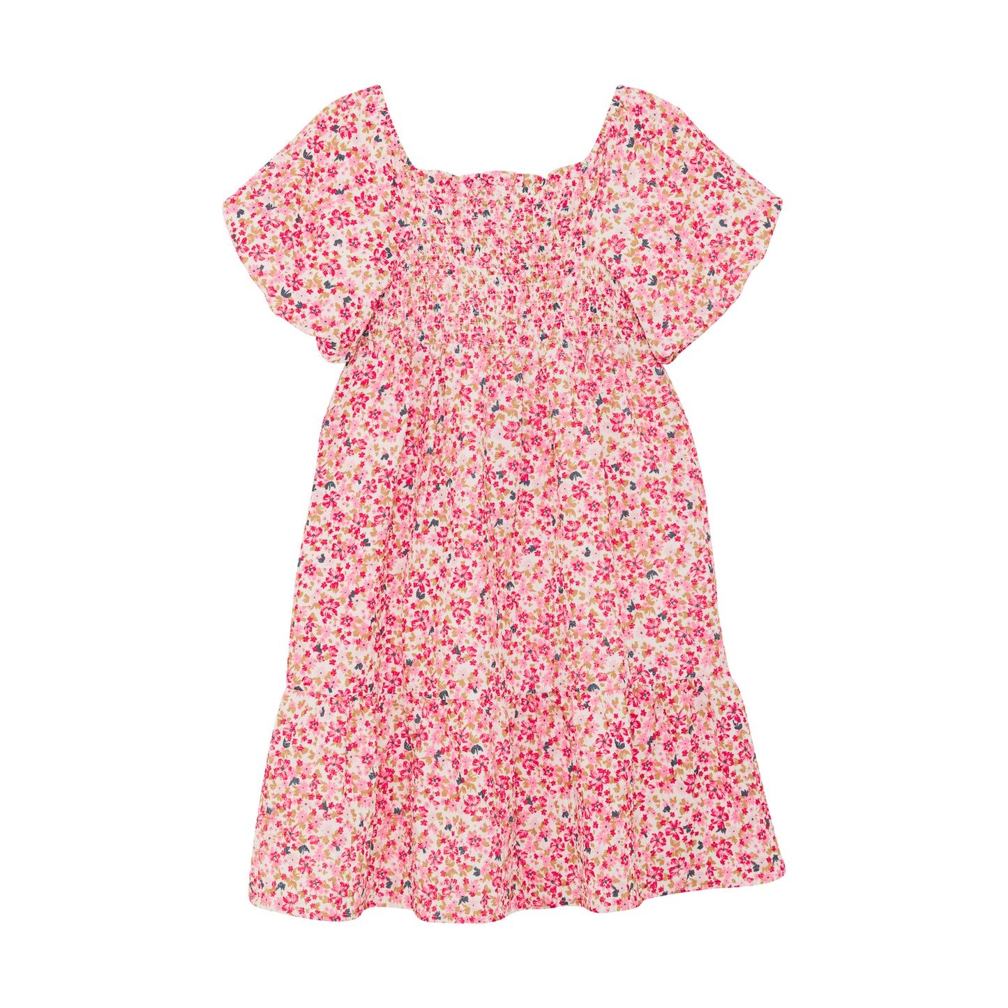 Blumenmuster vom Creamie Kinderkleid – nachhaltige Kindermode im Bärechind Winterthur, Zürich, Schweiz