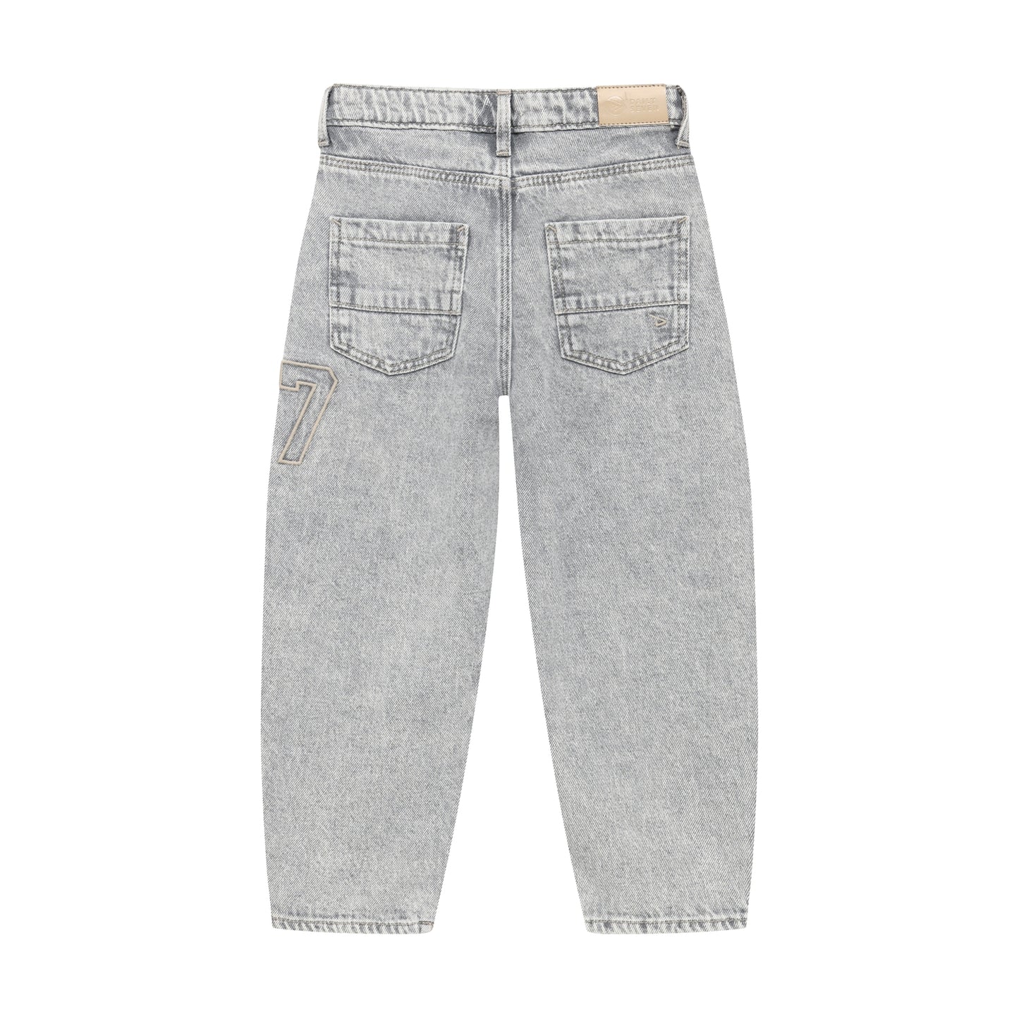 Kinder Barrel Fit Jeans aus GOTS-zertifizierter Bio-Baumwolle, Rückansicht
