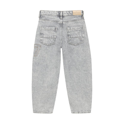 Kinder Barrel Fit Jeans aus GOTS-zertifizierter Bio-Baumwolle, Rückansicht