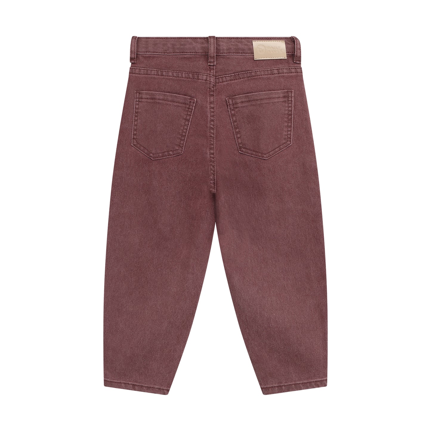 Barrel Fit Jeans aus Baumwolle mit Stretchanteil, Rückansicht