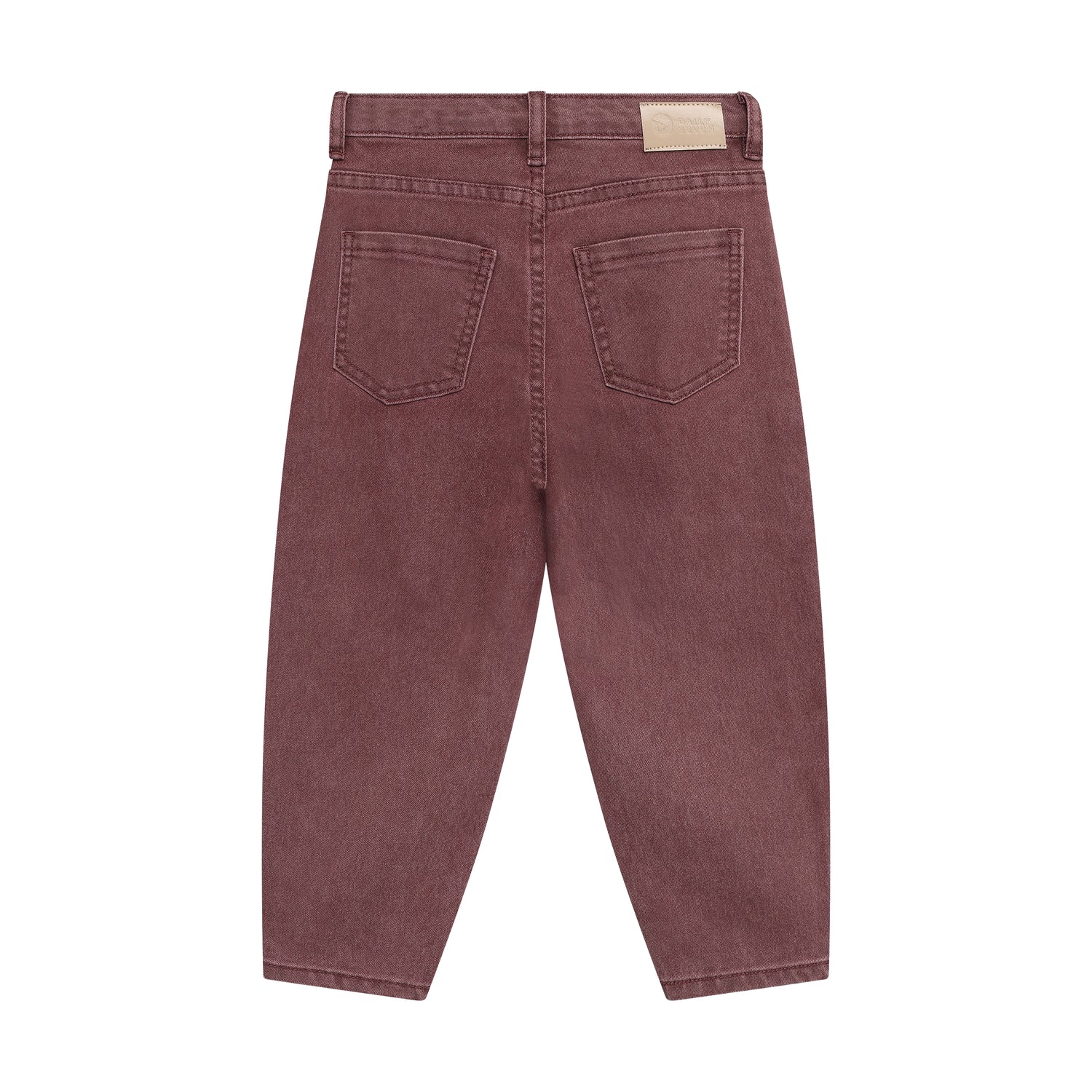 Barrel Fit Jeans aus Baumwolle mit Stretchanteil, Rückansicht