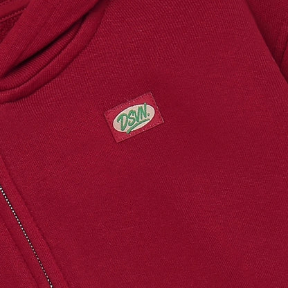 Daily Seven Hoodie Jacke Rot bei Bärechind
