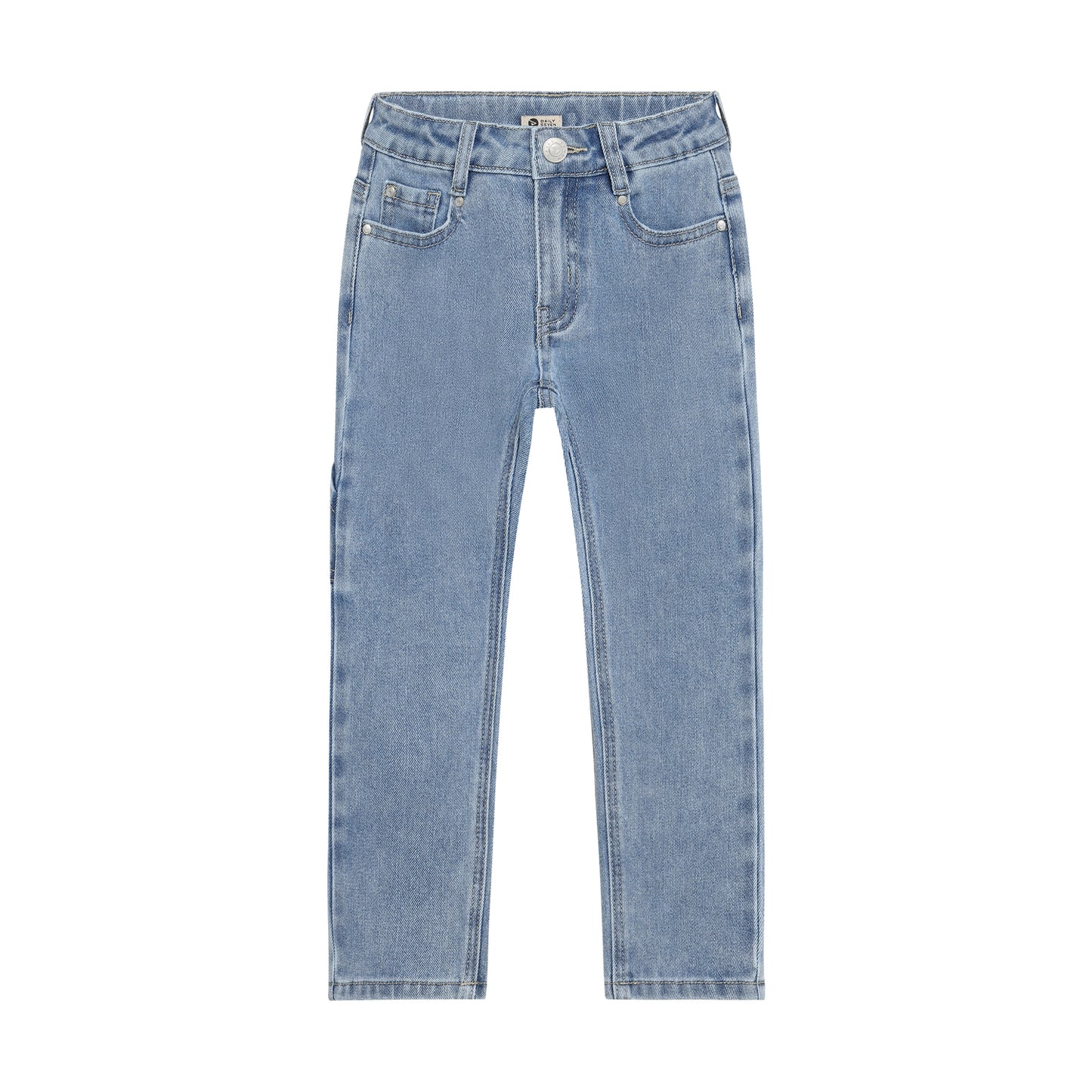Dunkelblaue Straight Fit Jeans für Kinder