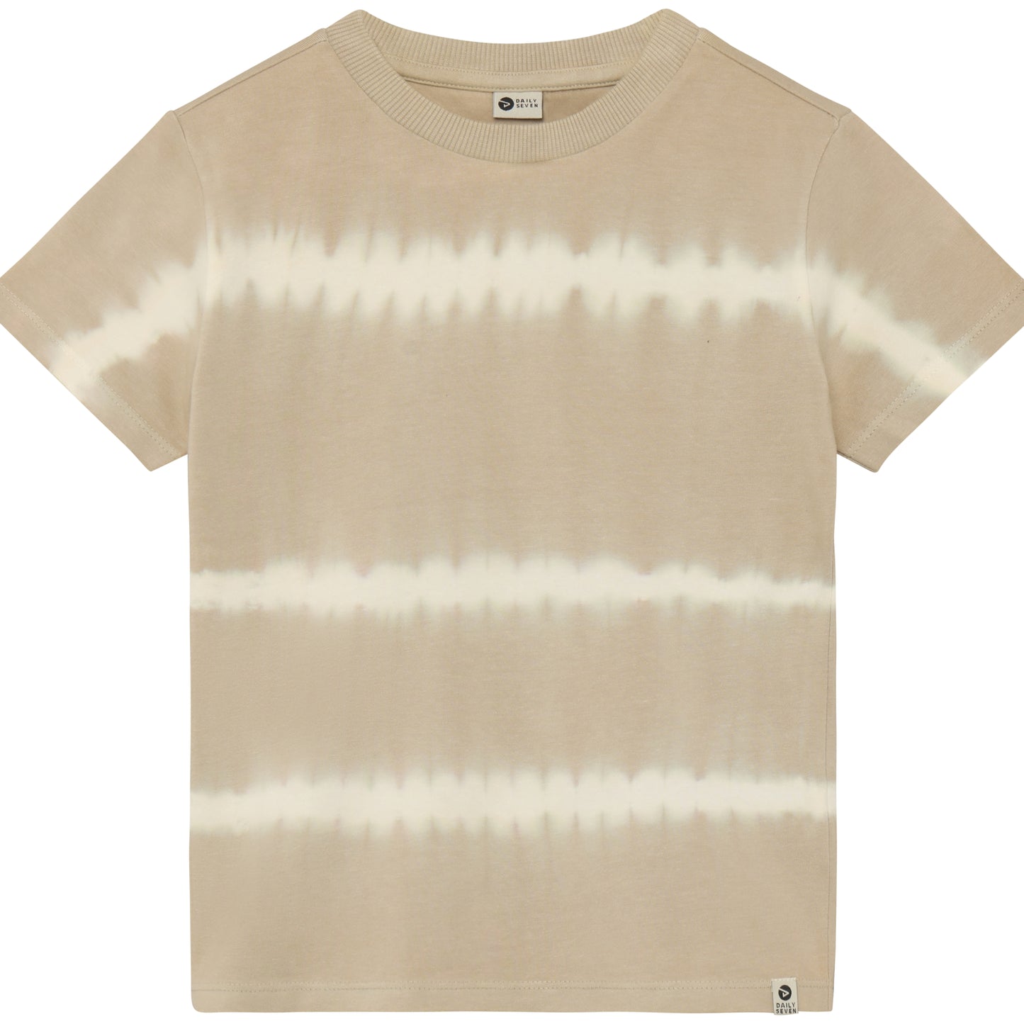 Tie-Dye T-Shirt Sand von DAILY7KIDS, Kinder T-Shirt Vorderansicht