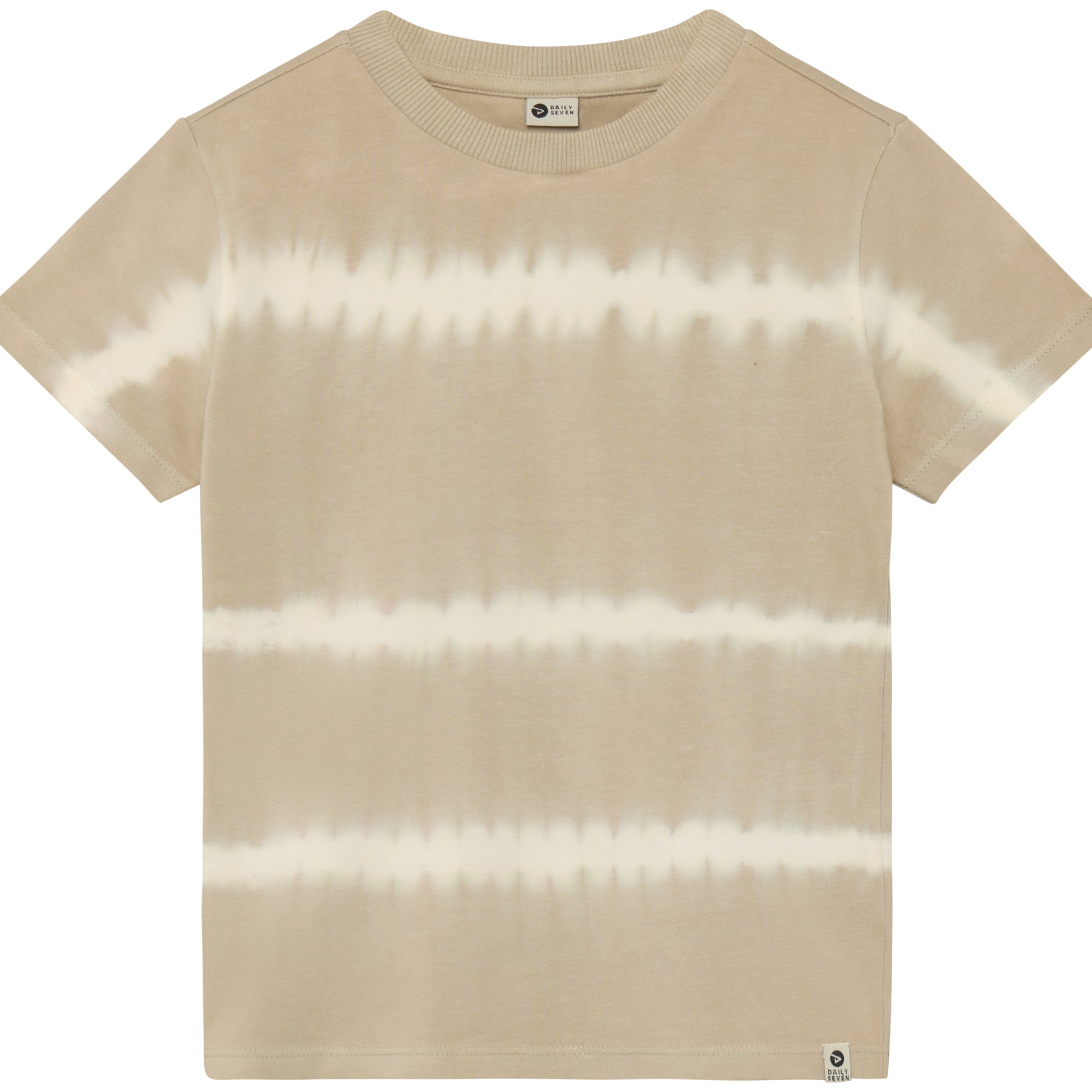 Tie-Dye T-Shirt Sand von DAILY7KIDS, Kinder T-Shirt Vorderansicht