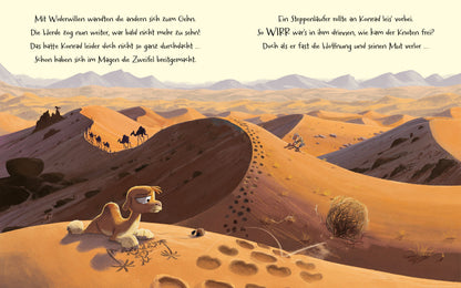 Innenansicht aus dem Bilderbuch Das Kamel hat schlechte Laune