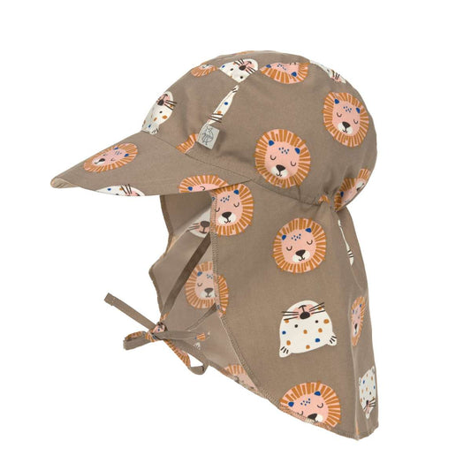 Splash Flap Hat Wild Cats choco