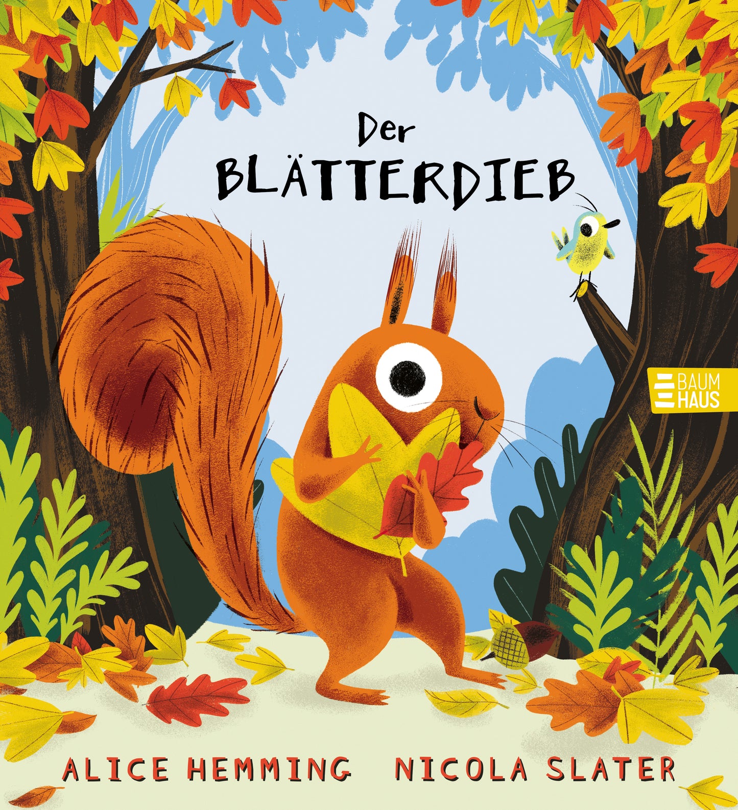 Der Blätterdieb, Bilderbuch von Alice Hemming bei Bärechind
