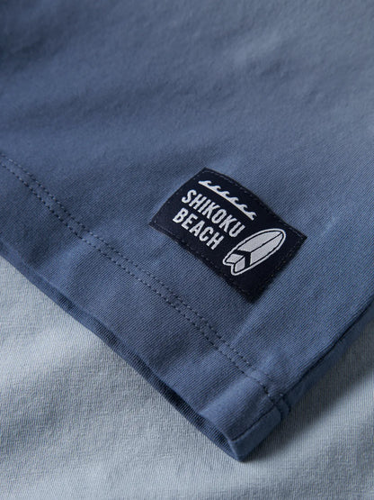 NAME IT Detailansicht T-Shirt aus Baumwolle mit blauem Farbverlauf, im Bärechind Winterthur Zürich Schweiz kaufen