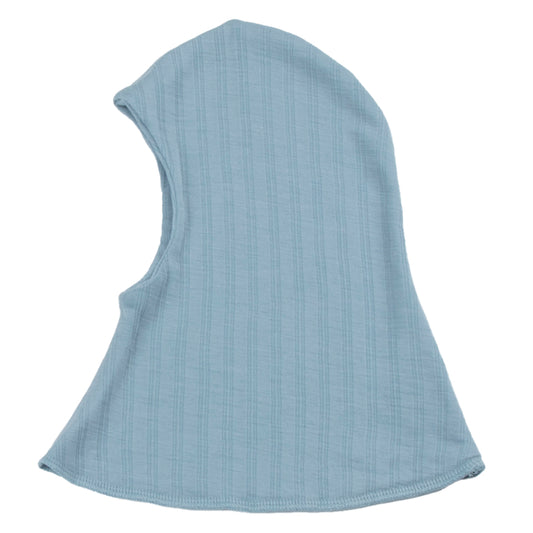 Wolle/Seide Balaclava Mütze, blau