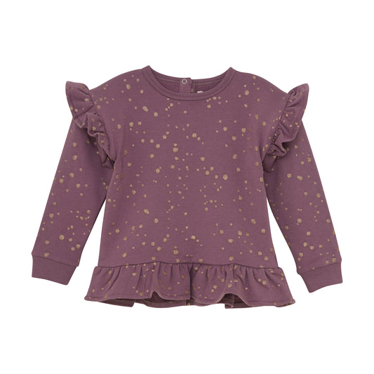 Sweatshirt lila/gold