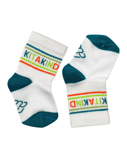 My Day My Dream Kindersocken Kitakind in Blau, Ansicht 4
