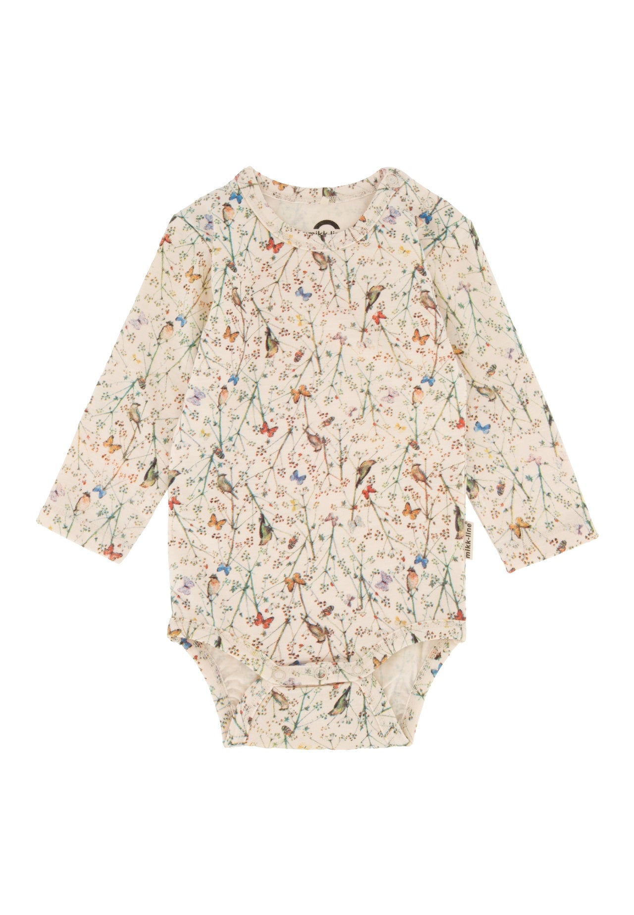 Wool/Bamboo Langarm Body, Sommerwiese