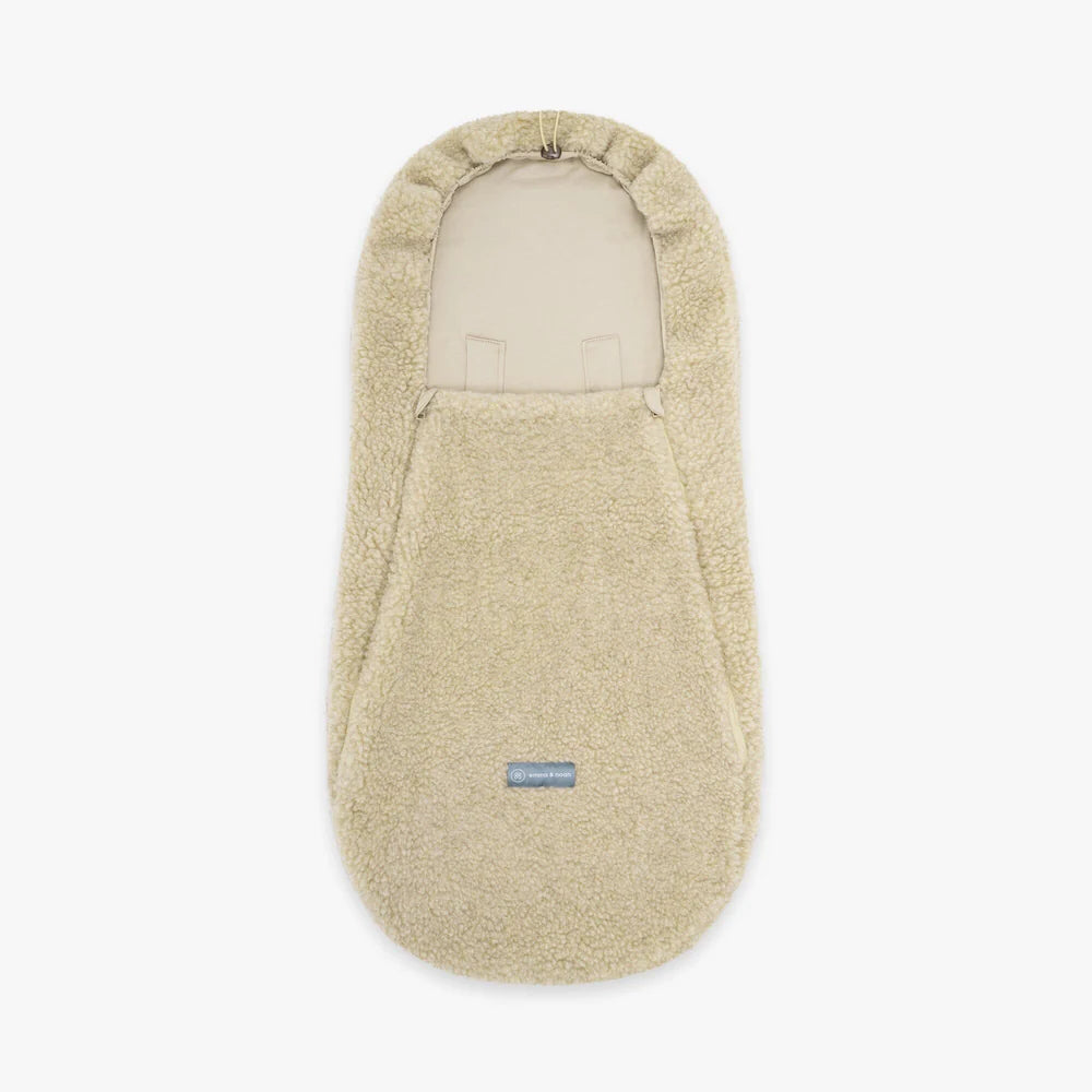 Emma & Noah Merino Kinderwagenfusssack Beige im Bärechind Winterthur