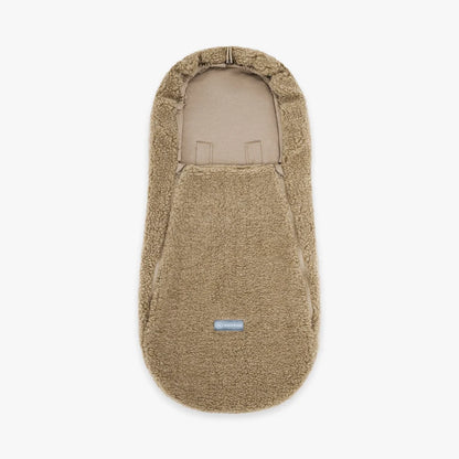 Emma & Noah Merino Kinderwagenfusssack Braun für Babys