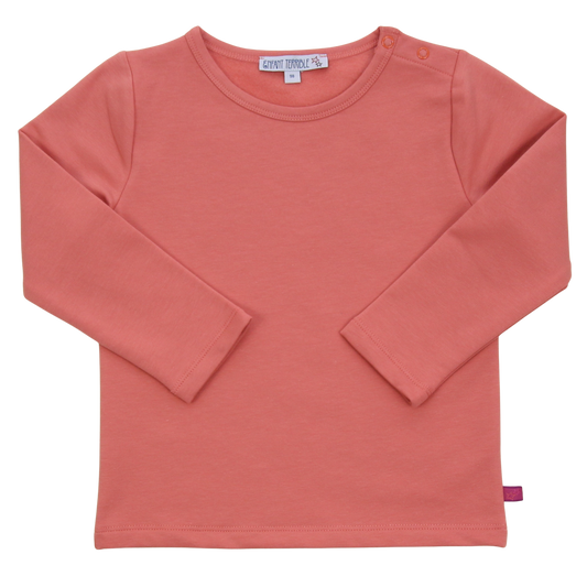 Warmer Baumwollfleece Pullover in Rosa von Enfant Terrible, erhältlich bei Bärechind in Winterthur, Zürich Schweiz.