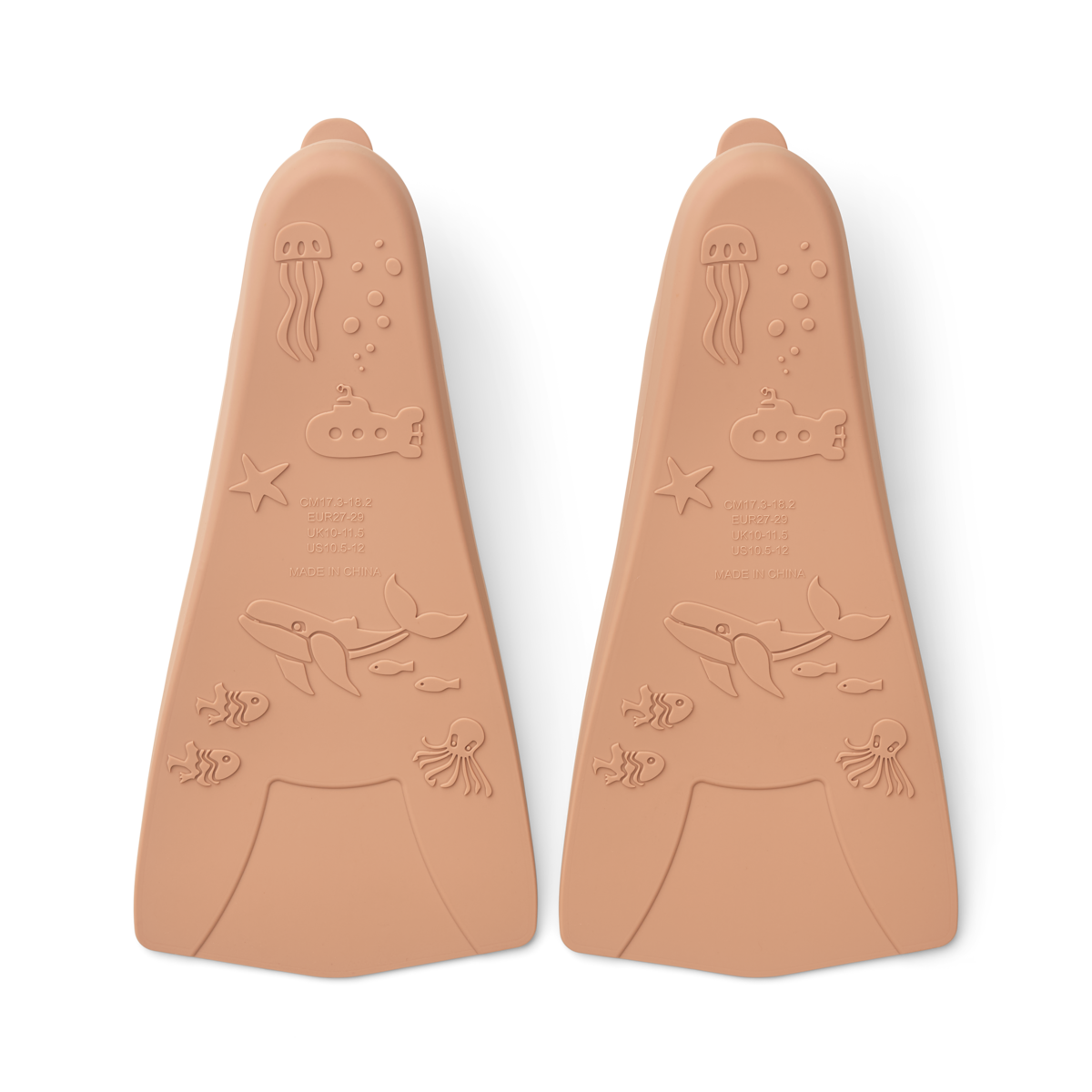 Liewood Gustav Swim Fins, lachs