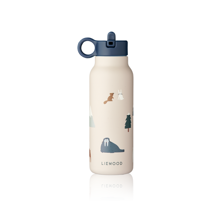 Liewood Falk Edelstahl Kinder-Trinkflasche 350ml, Polar