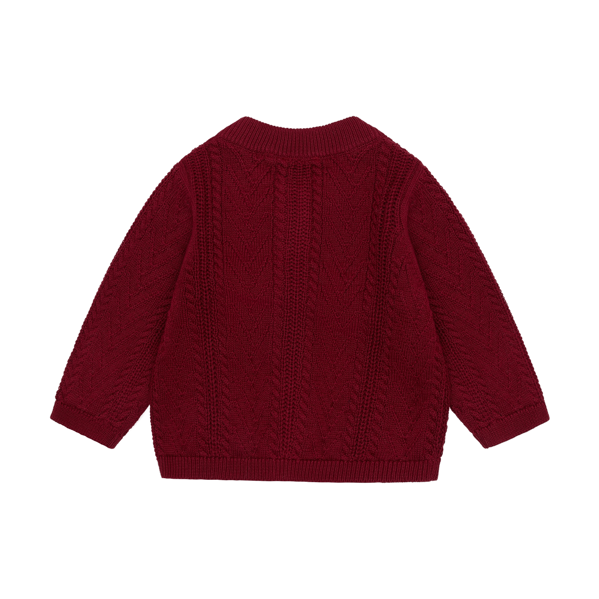 GOTS zertifizierter Baby Cardigan aus 100% Baumwolle