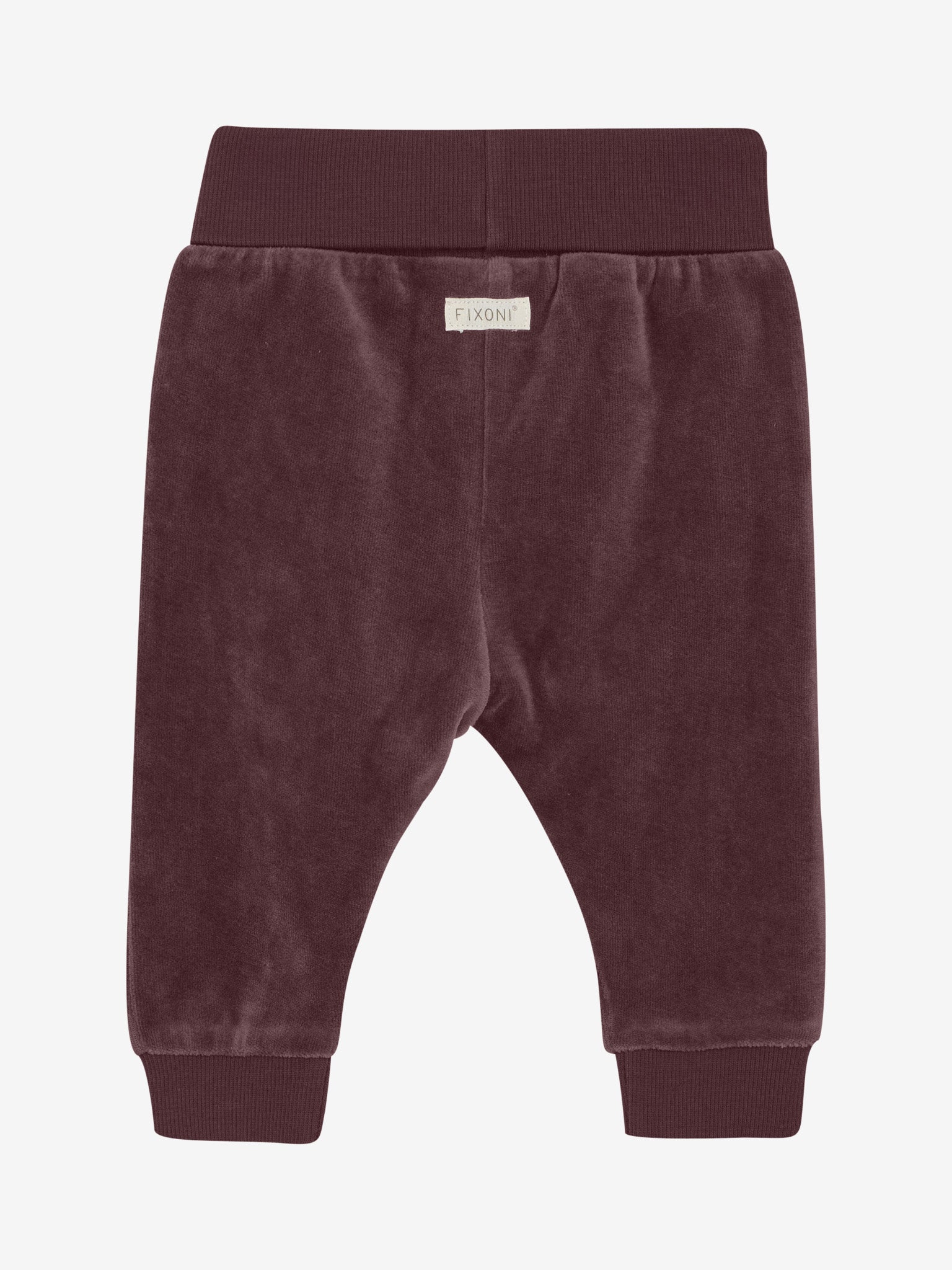 Rückansicht der Fixoni Babyhose in Braun aus Velours bei Bärechind in Winterthur, Zürich, Schweiz