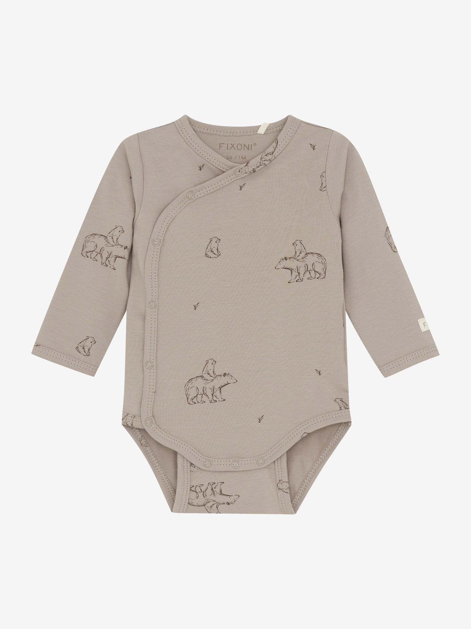 Wickelbody mit Tiermotiv aus GOTS-zertifizierter Baumwolle – Fixoni im Bärechind in Winterthur, Zürich, Schweiz