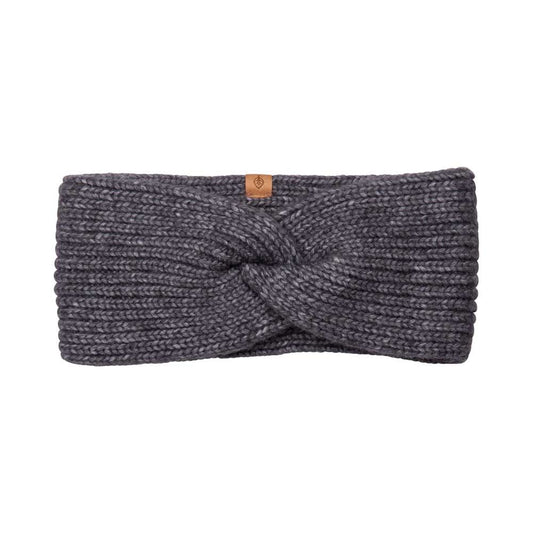 Stirnband Merino, schiefer-grau