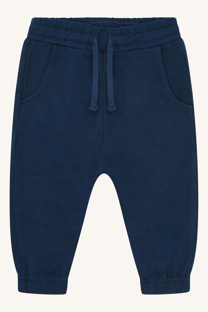 Gubi Jogginghose aus Bambus Viskose in Blau für Babys und Kleinkinder im Bärechind Winterthur