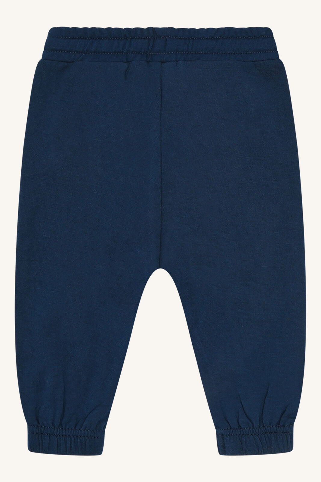 Rückansicht der Gubi Jogginghose in der Farbe Blues aus Bambus Viskose