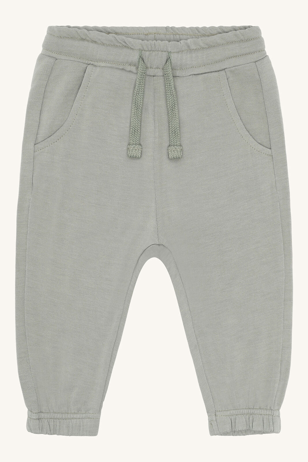 Gubi Jogginghose aus Bambus Viskose in Forest Fog für Babys und Kleinkinder im Bärechind Winterthur