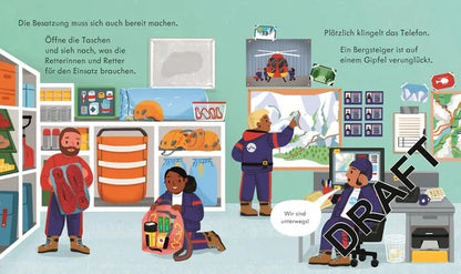 Einblick in das Buch Guck mal, wie das funktioniert! Der Rettungshubschrauber von Lara Bryan