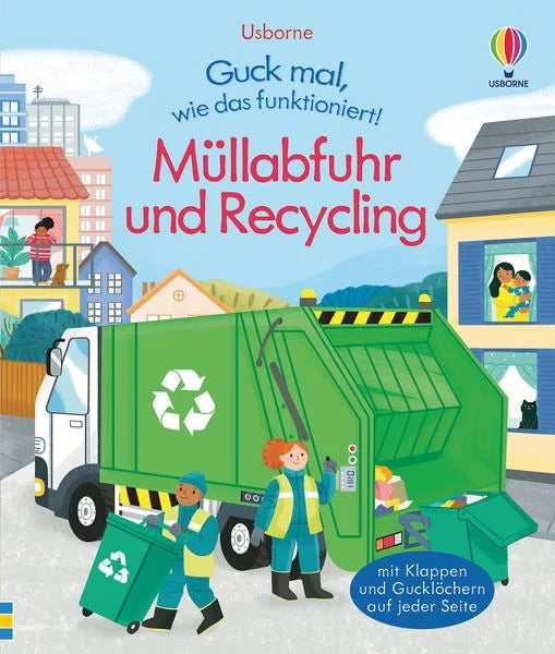 Buchcover Guck mal, wie das funktioniert! Müllabfuhr und Recycling von Lara Bryan